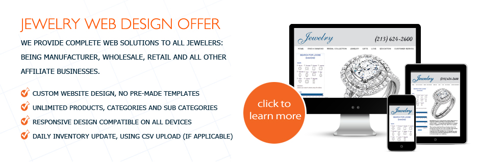 JEWELRY WEBSITE DESIGN