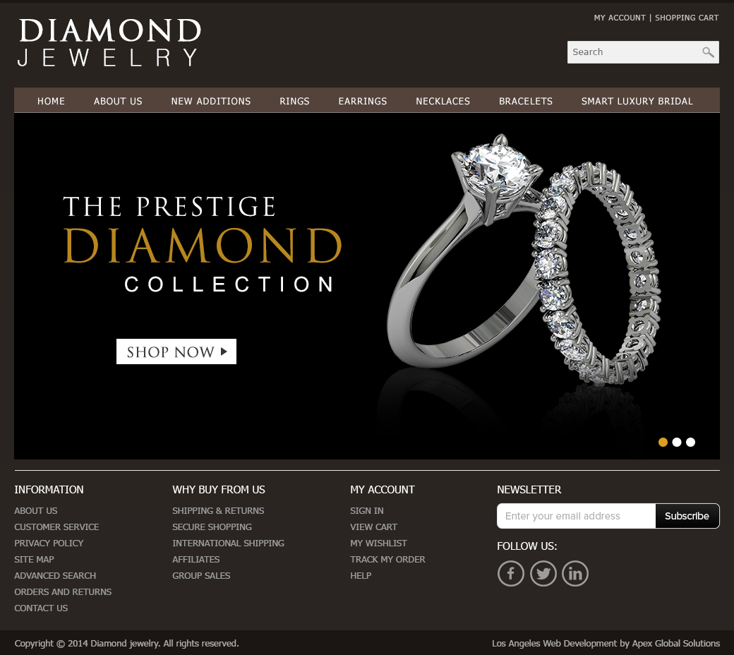 Choose Jewelry Website Design Custom Jewelry Website Design Los Angeles
